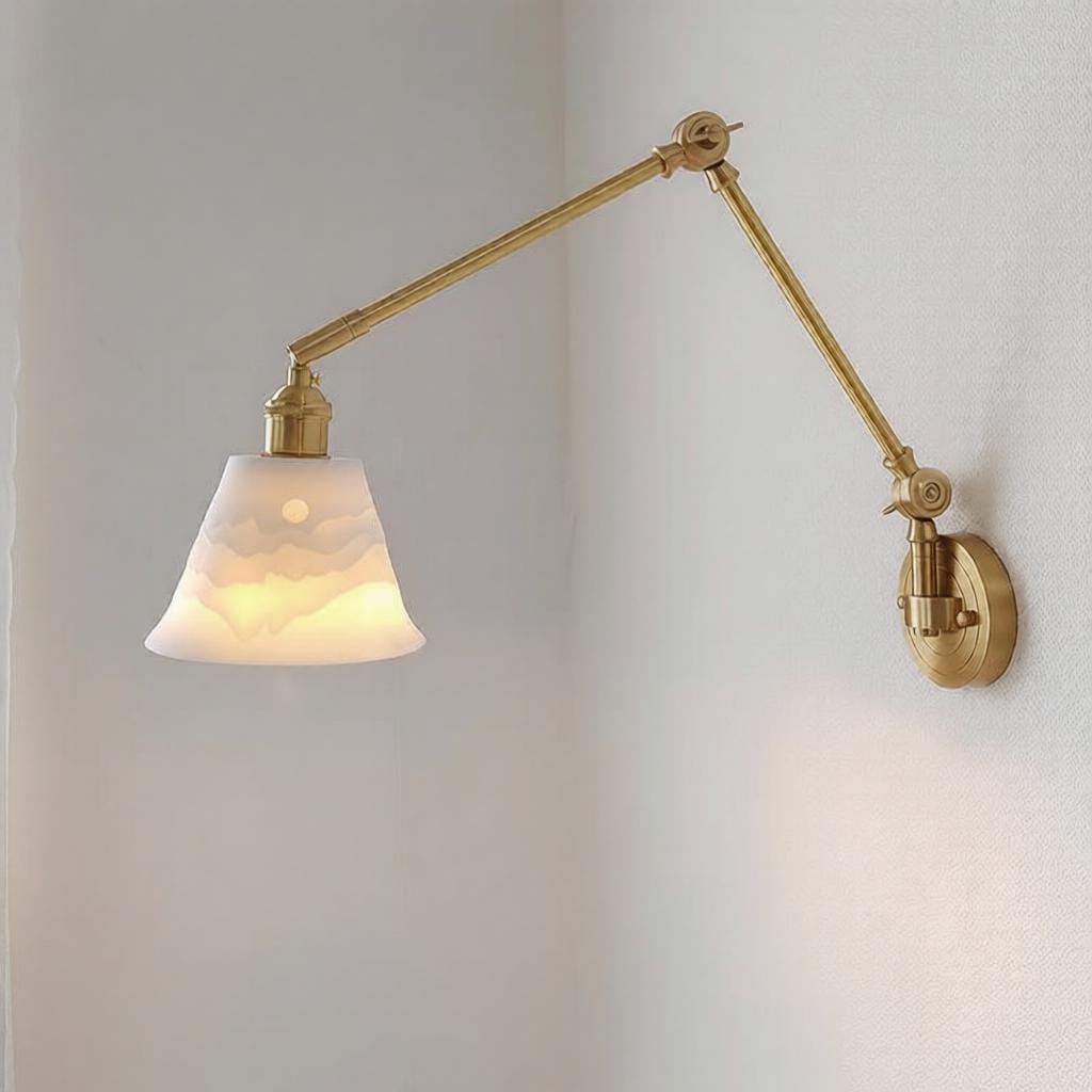 Selen | Wall Light Swing Arm - Detail View #2 | HomeCartel