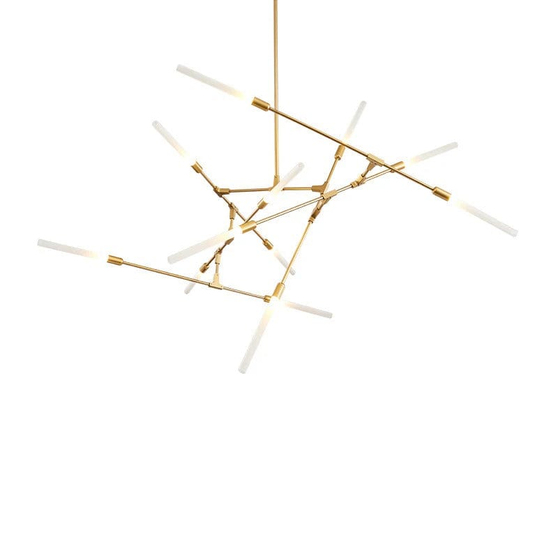Arinbjorn 12 | Frosted Glass Chandelier - Home Cartel ®