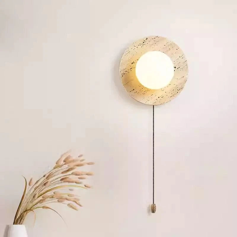 Cyrenthia | Travertine Wall Light - Home Cartel ®