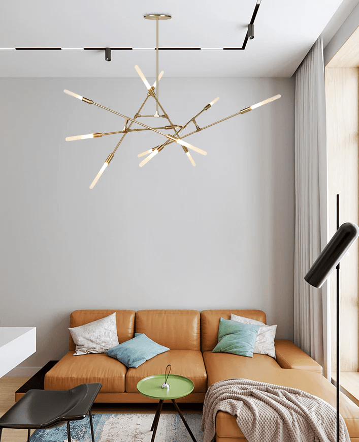 Arinbjorn 12 | Frosted Glass Chandelier - Home Cartel ®