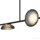 Haldane | Glass Modern LED Chandelier