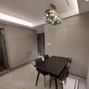 Soeren 100 | Luxe Glass Chandelier with Brass Detail