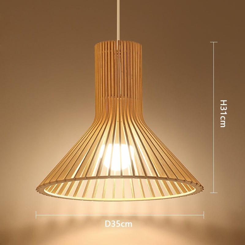 Lessa | Wood Pendant Light - Detail View #3 | HomeCartel