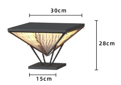 Edan | Outdoor Pillar Lamp - Detail View #4 | HomeCartel