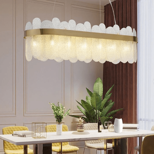 Soeren 100 | Luxe Glass Chandelier with Brass Detail - Home Cartel ®