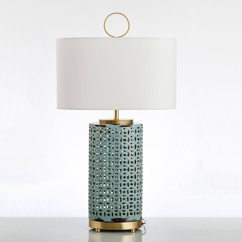 Sariah | Ceramic Table Lamp with Shade - Home Cartel ®