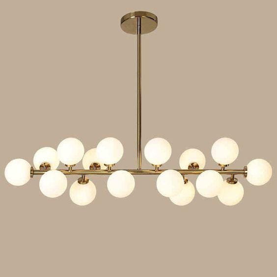 Thilly | Frosted Ball Chandelier - Home Cartel ®