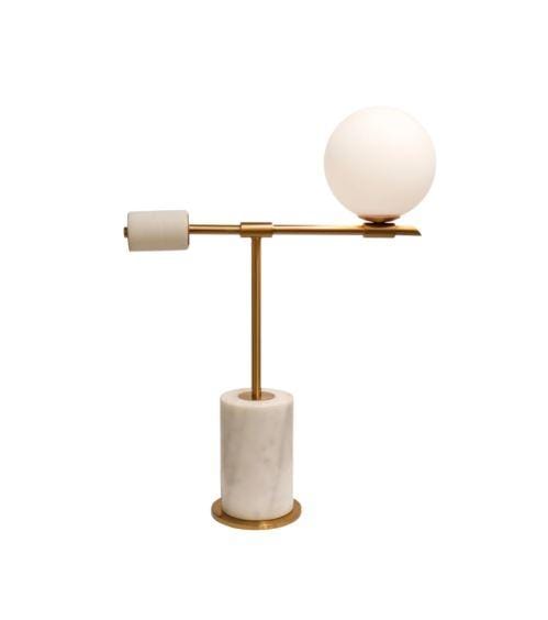 Ursuline | Modern Table Lamp with Marble Base - Home Cartel ®