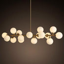 Thilly | Frosted Ball Chandelier - Home Cartel ®