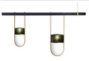 Faro Deux | Modern Glass Chandelier