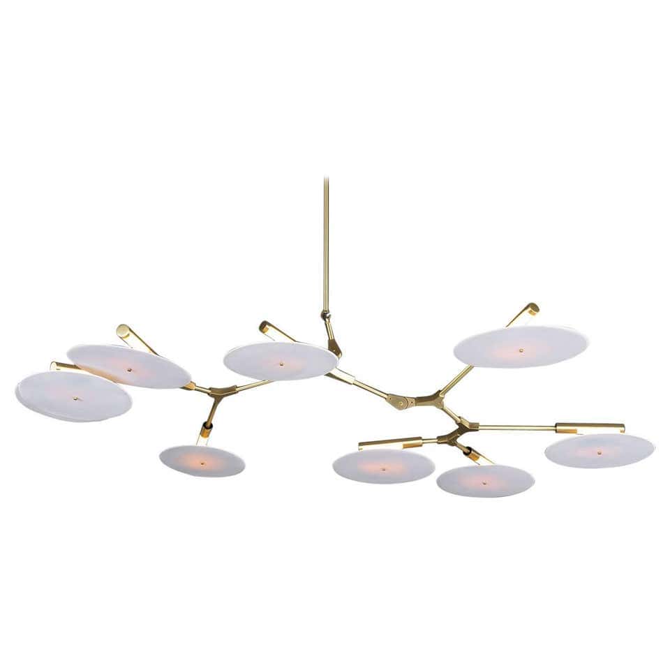 Ingrid 9 | Modern Branching Disc Chandelier - Home Cartel ®
