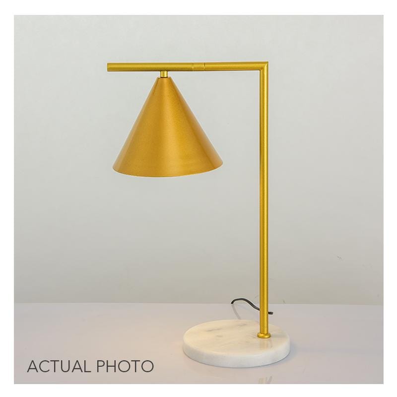 Clarice | Gold x Marble Table Lamp - Home Cartel ®