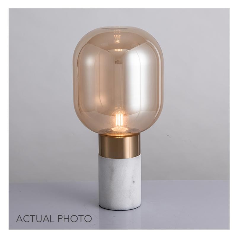 Noma | Modern Table Lamp with Marble Base - Home Cartel ®