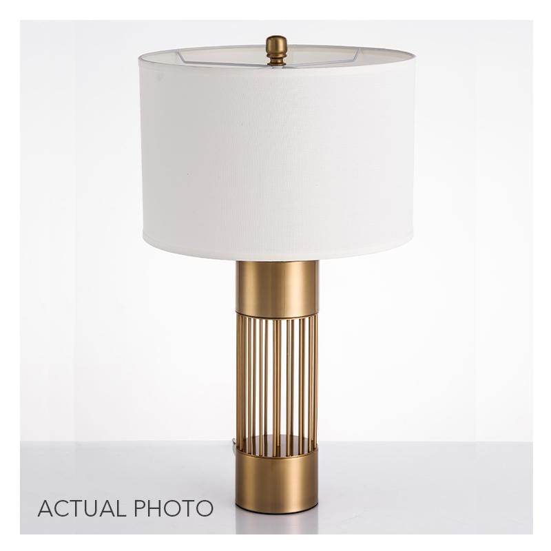 Nora | Brass Base Table Lamp - Home Cartel ®