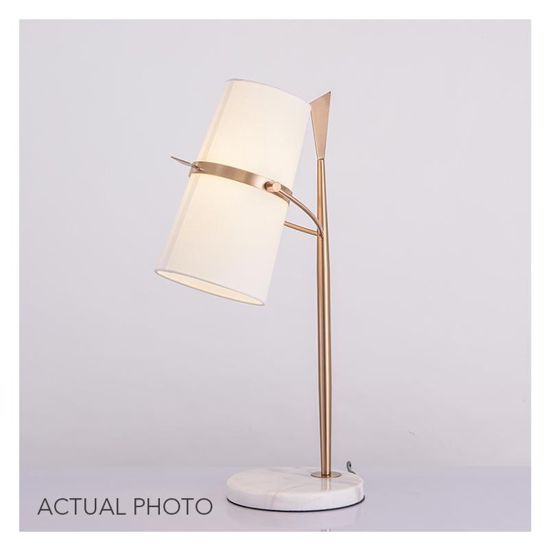 Hudson | Modern Table Lamp with Marble Base - Home Cartel ®