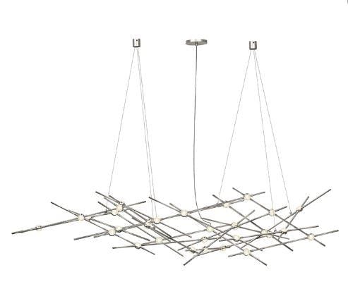 Artemis | Modern LED Nickel Chandelier - Home Cartel ®
