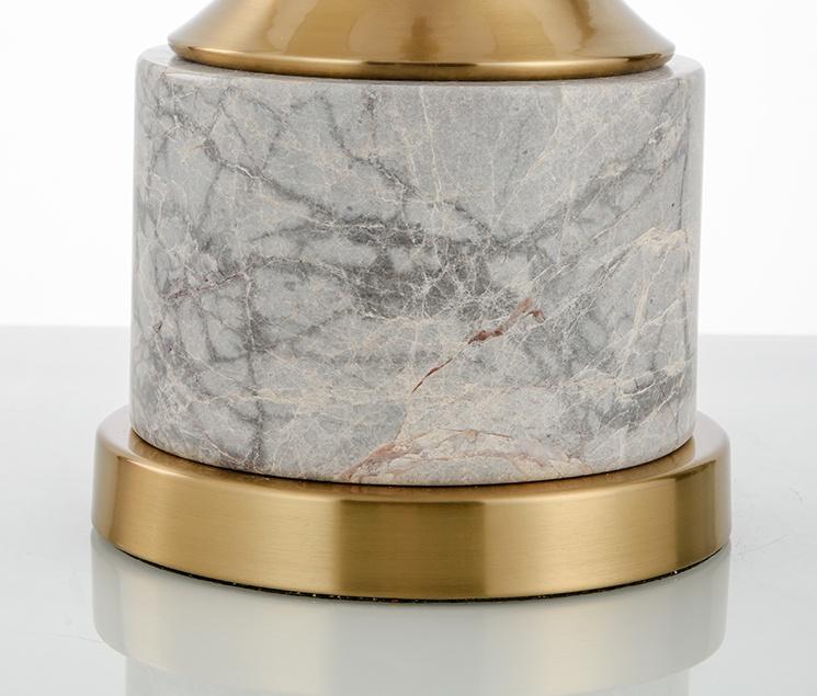 Kairi | Marble Table Lamp with Shade - Home Cartel ®