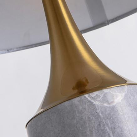 Gwen | Marble Table Lamp with Shade - Home Cartel ®