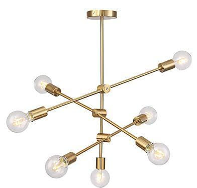 Helga 7 | Gold Modern Mobile Chandelier - Home Cartel ®
