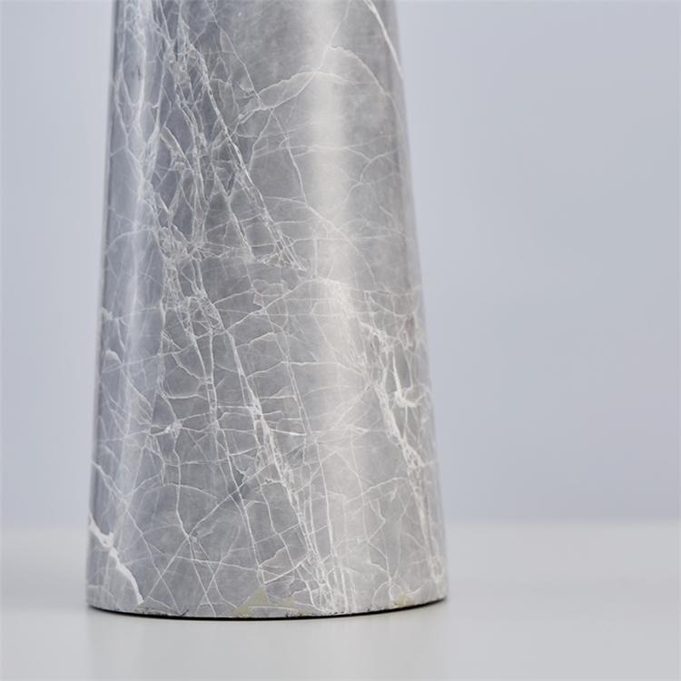 Kamilah | Marble Table Lamp with Shade - Home Cartel ®