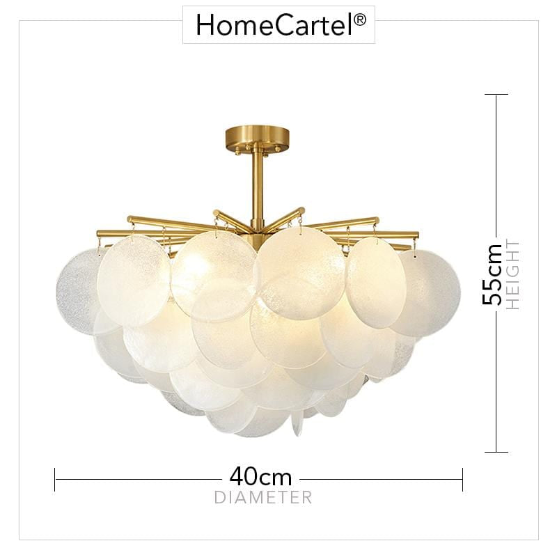 Astrid | Round (Glass) Fringe Chandelier - Home Cartel ®