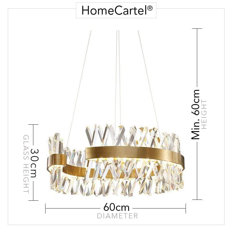 Rivia | Modern Luxe Crystal Chandelier - Home Cartel ®