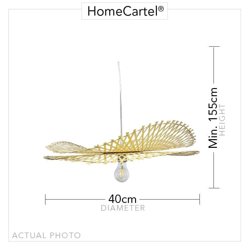 Ubud | Boho Rattan Soliya Lamp - Home Cartel ®