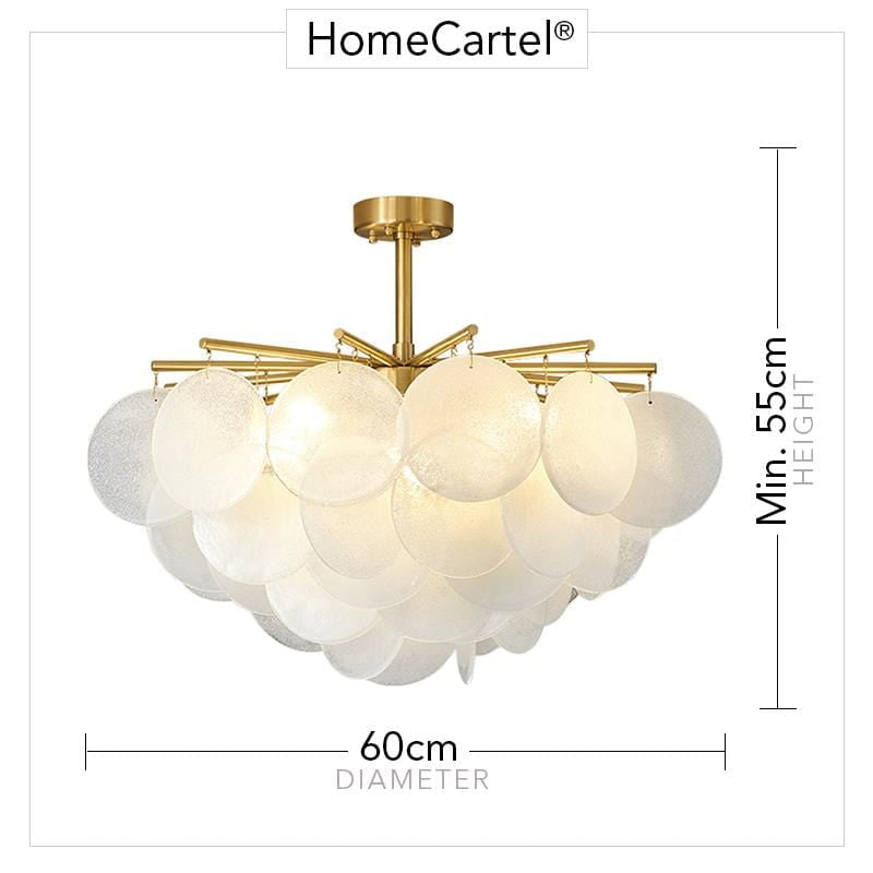 Astrid | Round (Glass) Fringe Chandelier - Home Cartel ®