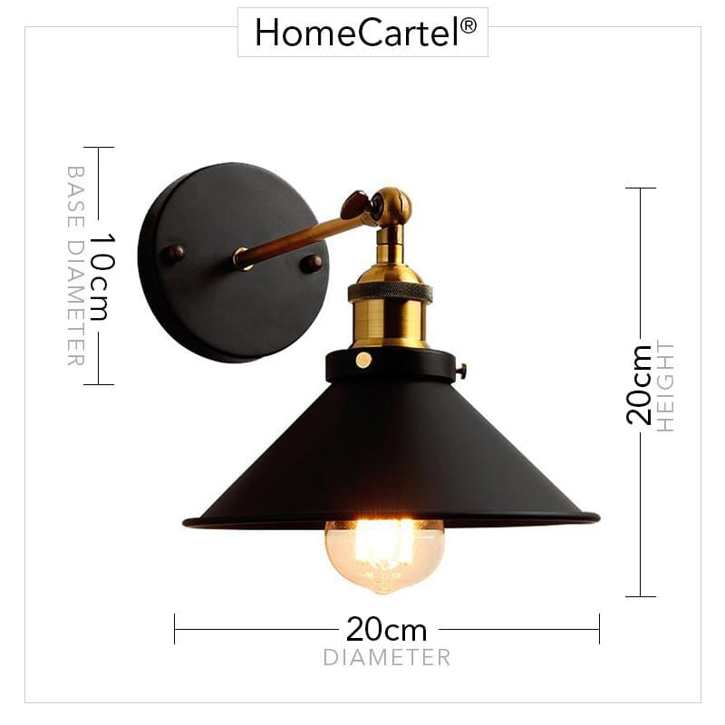 Liam | Industrial Wall Lamp - Home Cartel ®