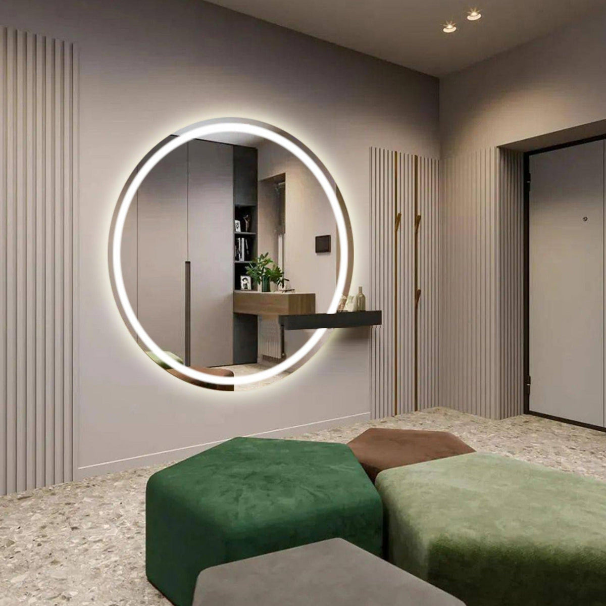 Horst | LED Illuminated Mirror - Detail View #2 | HomeCartel