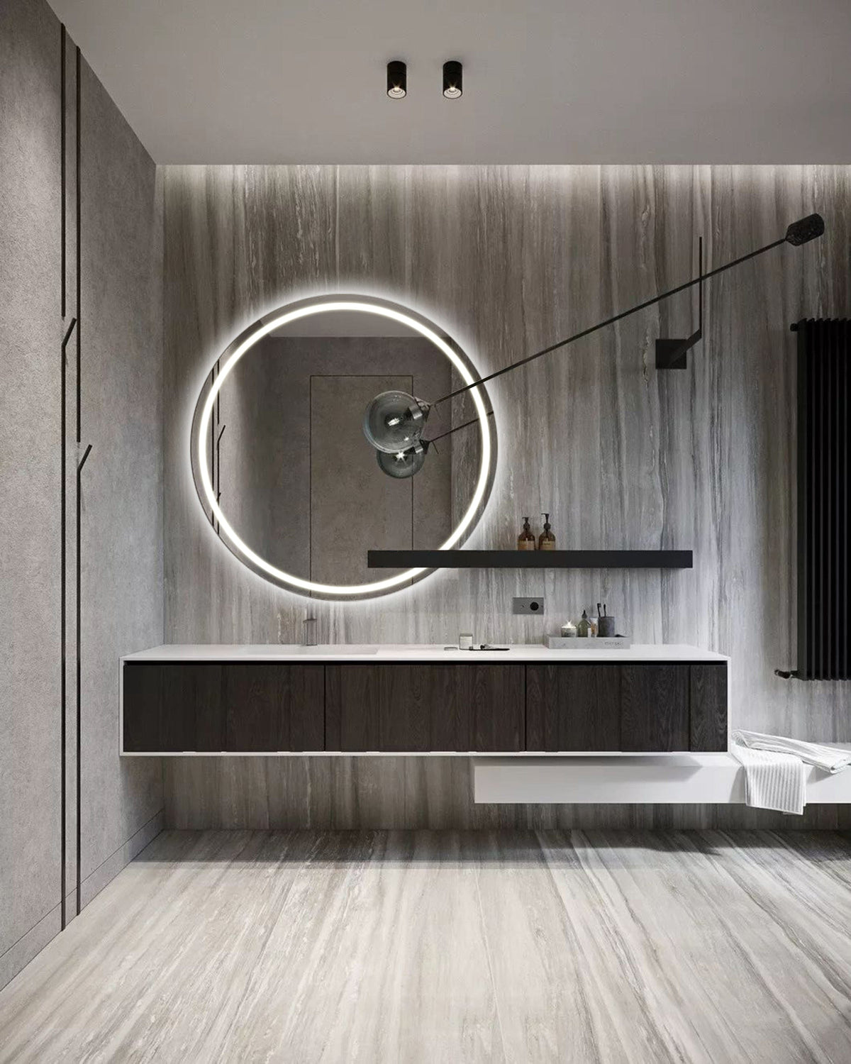 Horst | LED Illuminated Mirror - Detail View #3 | HomeCartel