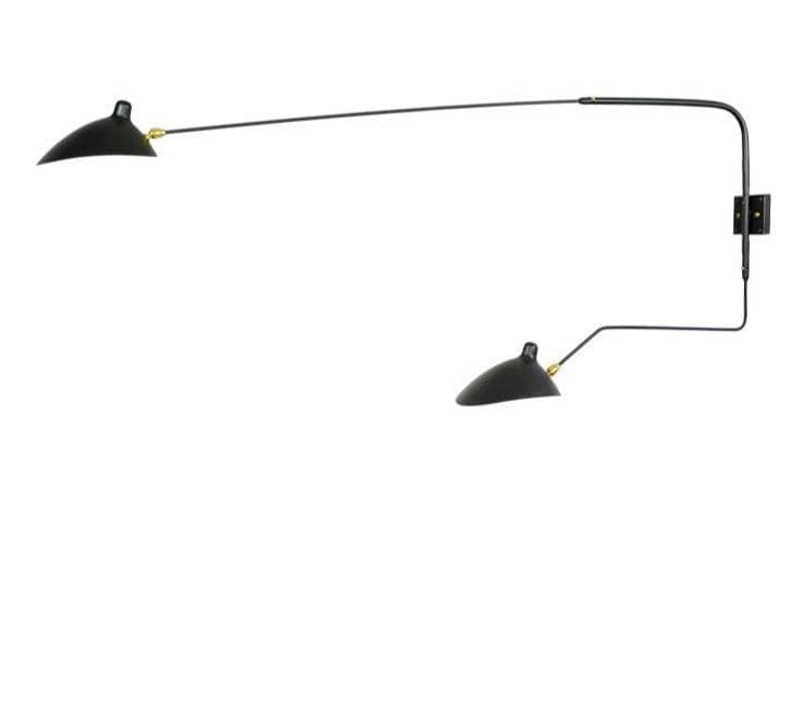 Hagar Double | Mid-Century Wall Sconce - Home Cartel ®