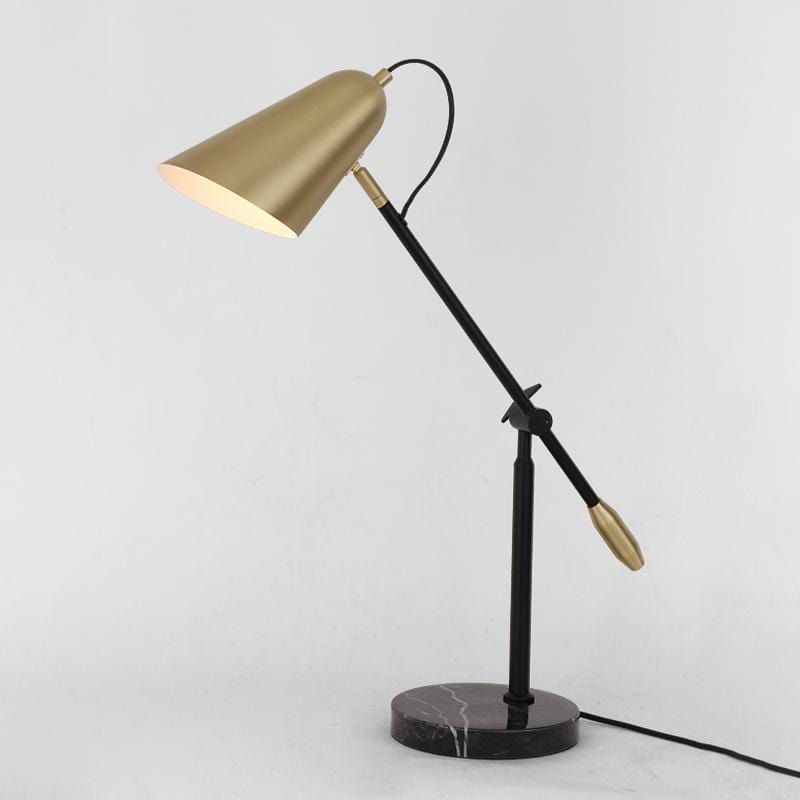 Somerild Une | Modern Marble Base Table Lamp - Home Cartel ®