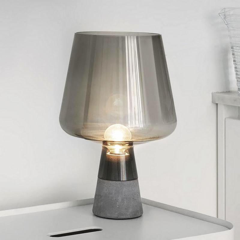 Kristian | Modern Concrete Base Table Lamp - Home Cartel ®