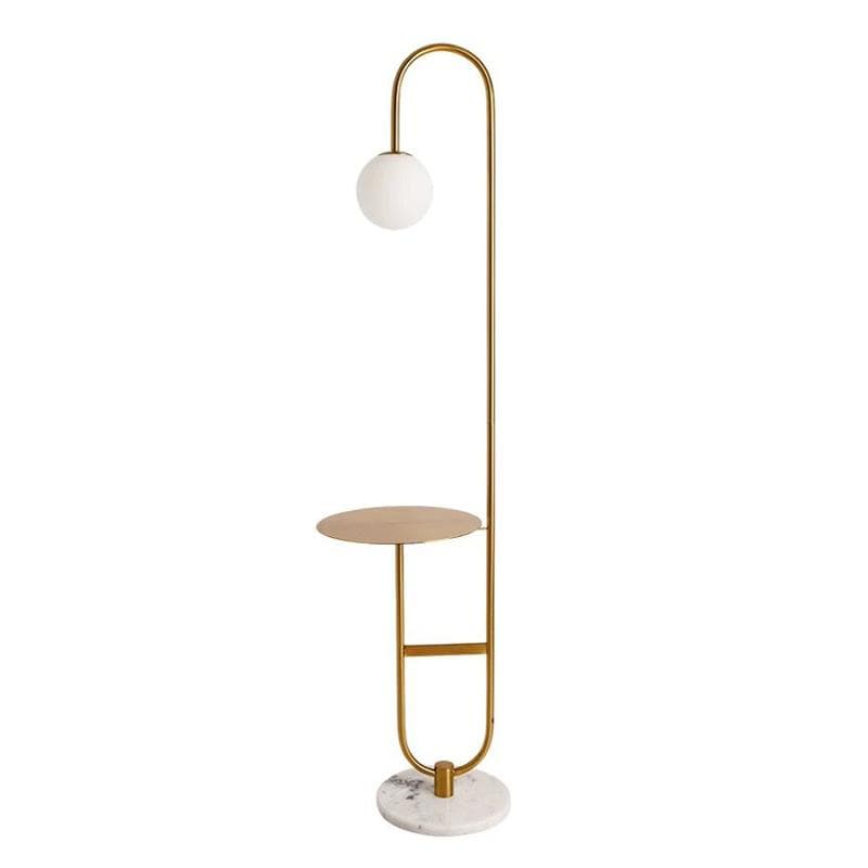 Smilla | Table Floor Lamp with Marble Base - Home Cartel ®