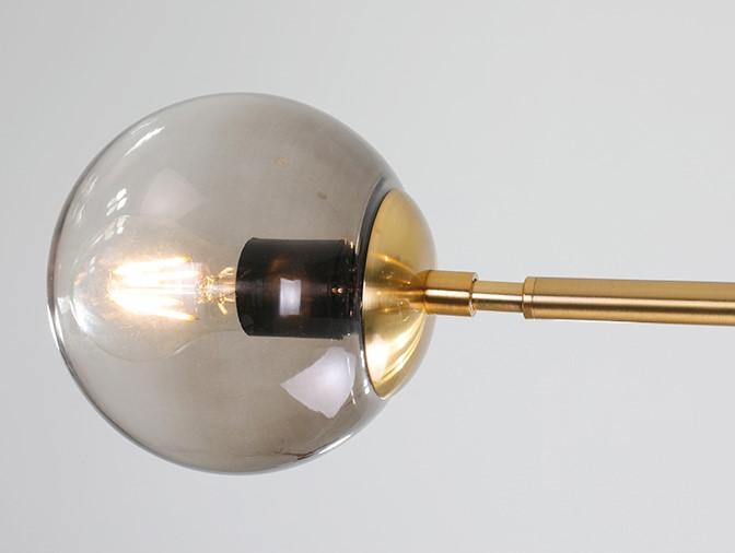 Olga Une | Brass w/ Glass Modern Pendant Light - Home Cartel ®