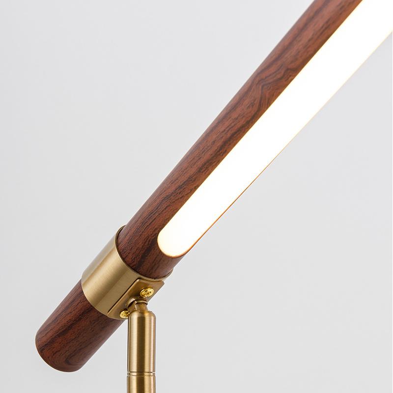Halden | Wooden Finish Modern Floor Lamp - Home Cartel ®