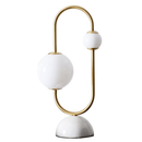 Norell | Glass Sphere Marble Table Lamp