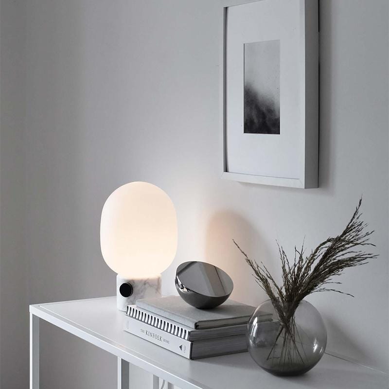 Aron | Scandinavian Marble Base Table Lamp - Home Cartel ®