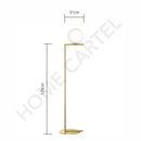 Salvi Frosted Glass (L) | Gold Floor Lamp - Home Cartel ®