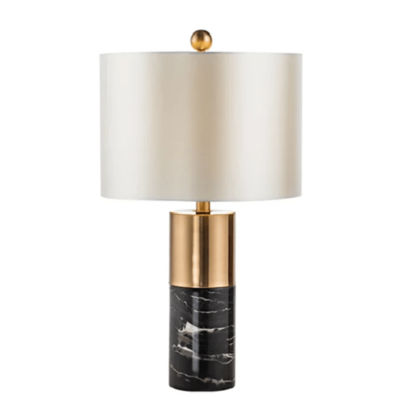 Aaren | Gold x Marble Base Table Lamp - Home Cartel ®