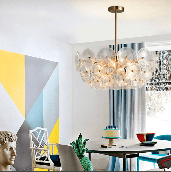 Adrienne | Modern Luxe Glass Chandelier - Home Cartel ®