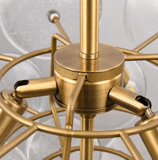 Adrienne | Modern Luxe Glass Chandelier - Home Cartel ®