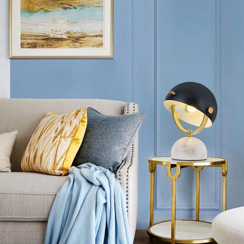 Dalancey | Modern Table Lamp with Marble Base - Home Cartel ®