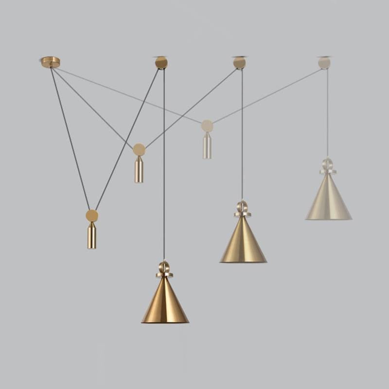Elsa | Adjustable Brass Pendant Light - Home Cartel ®