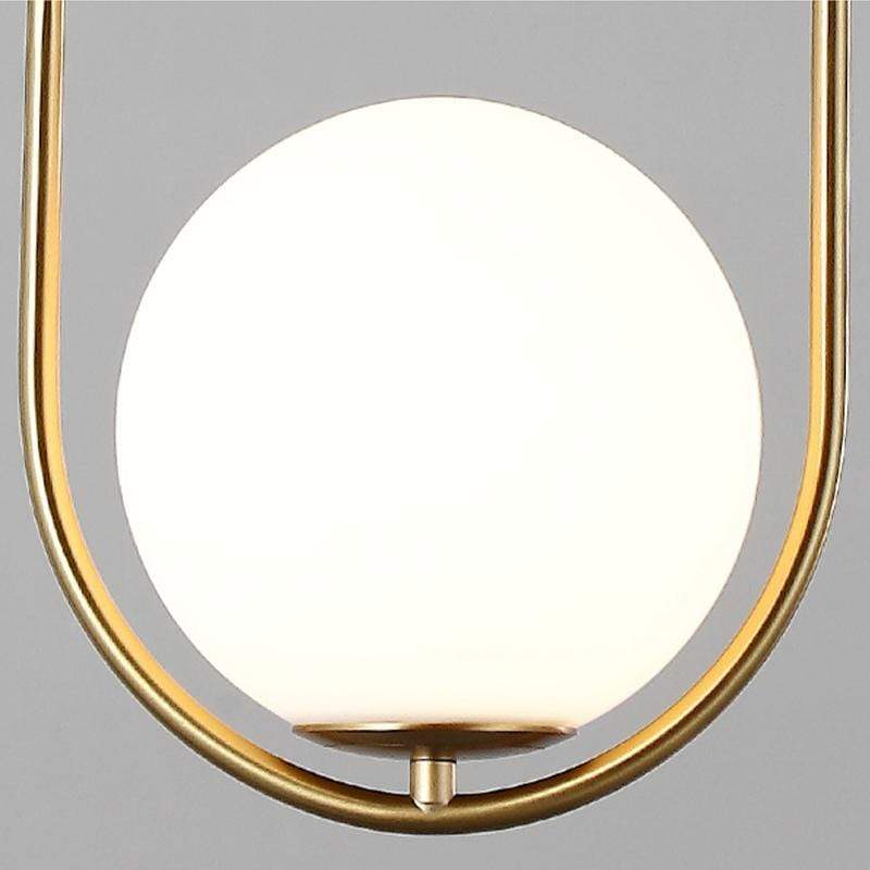Tio | Brass and Frosted Glass Pendant Light - Home Cartel ®