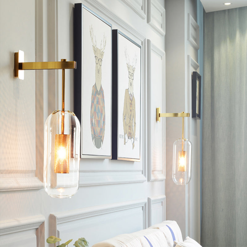 Rigmor | Modern Glass Wall Sconce - Home Cartel ®
