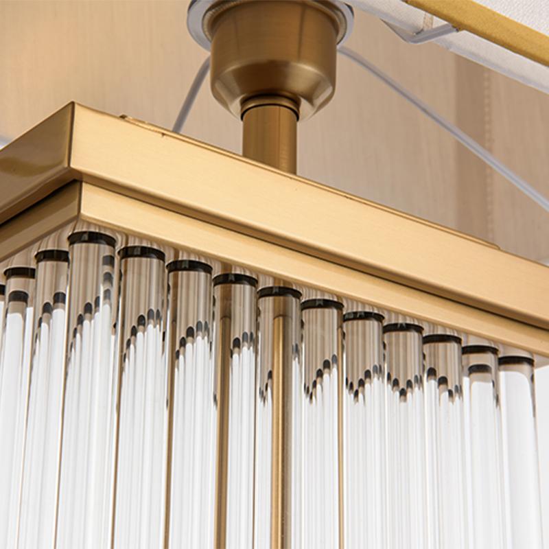 Lelle | Fluted Glass Base Table Lamp - Home Cartel ®