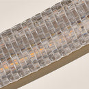 Hera Deux | Modern LED Chandelier with Crystal Details
