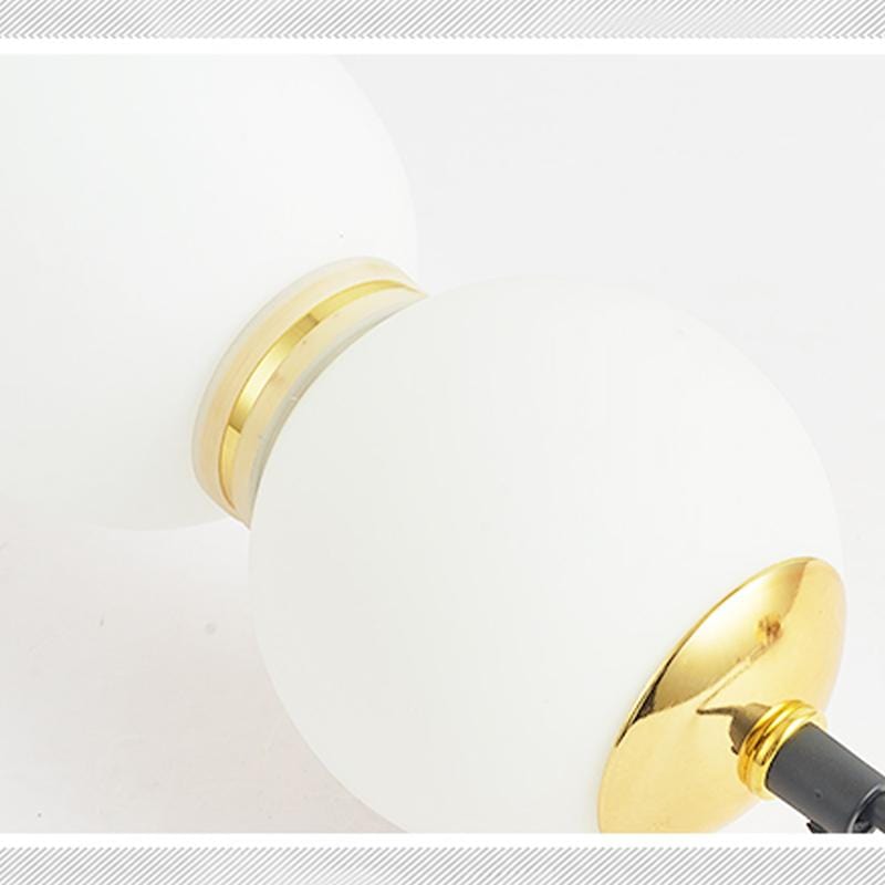 Iris B | Glass Sphere with Gold Details Pendant Light - Home Cartel ®